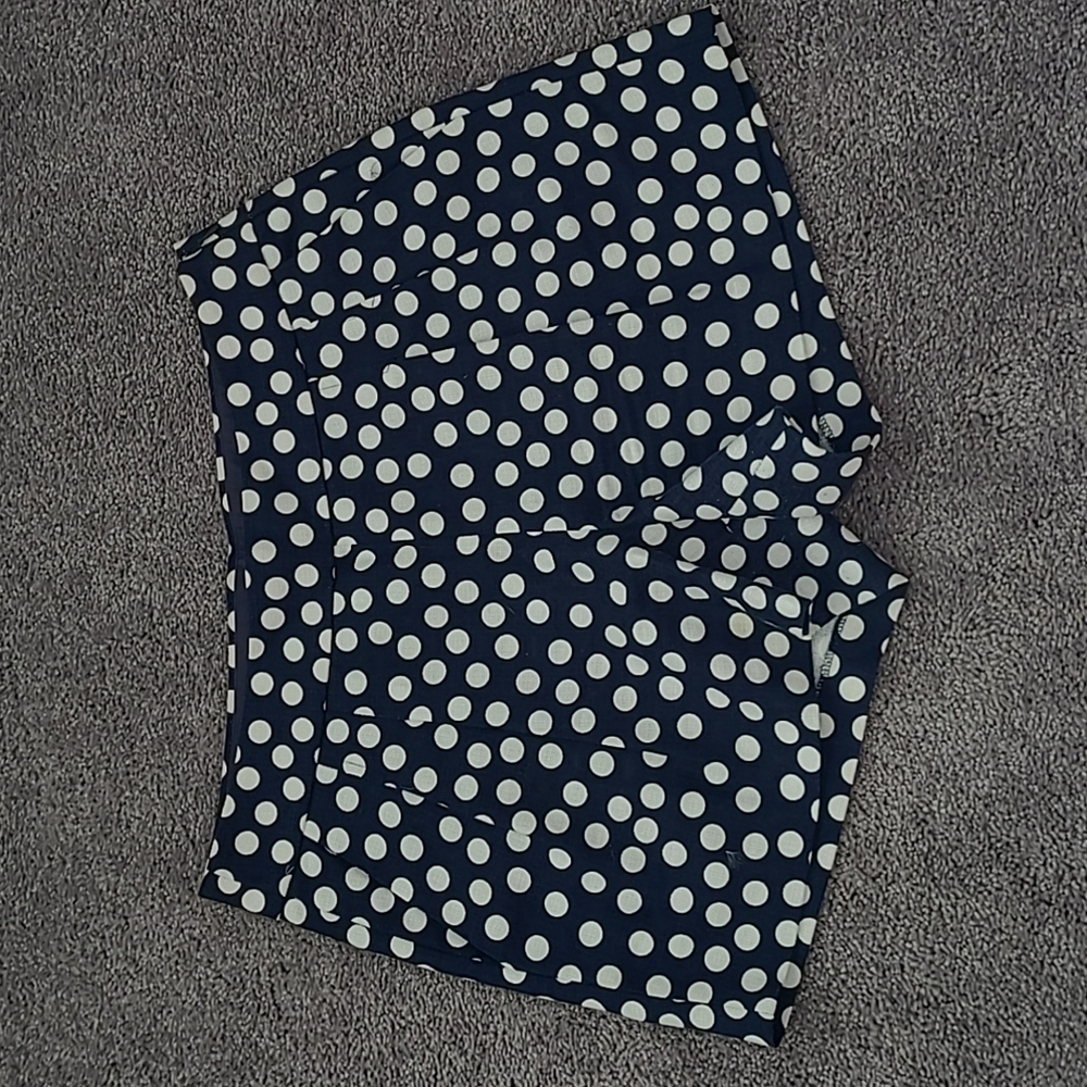 J. Crew polka dot shorts